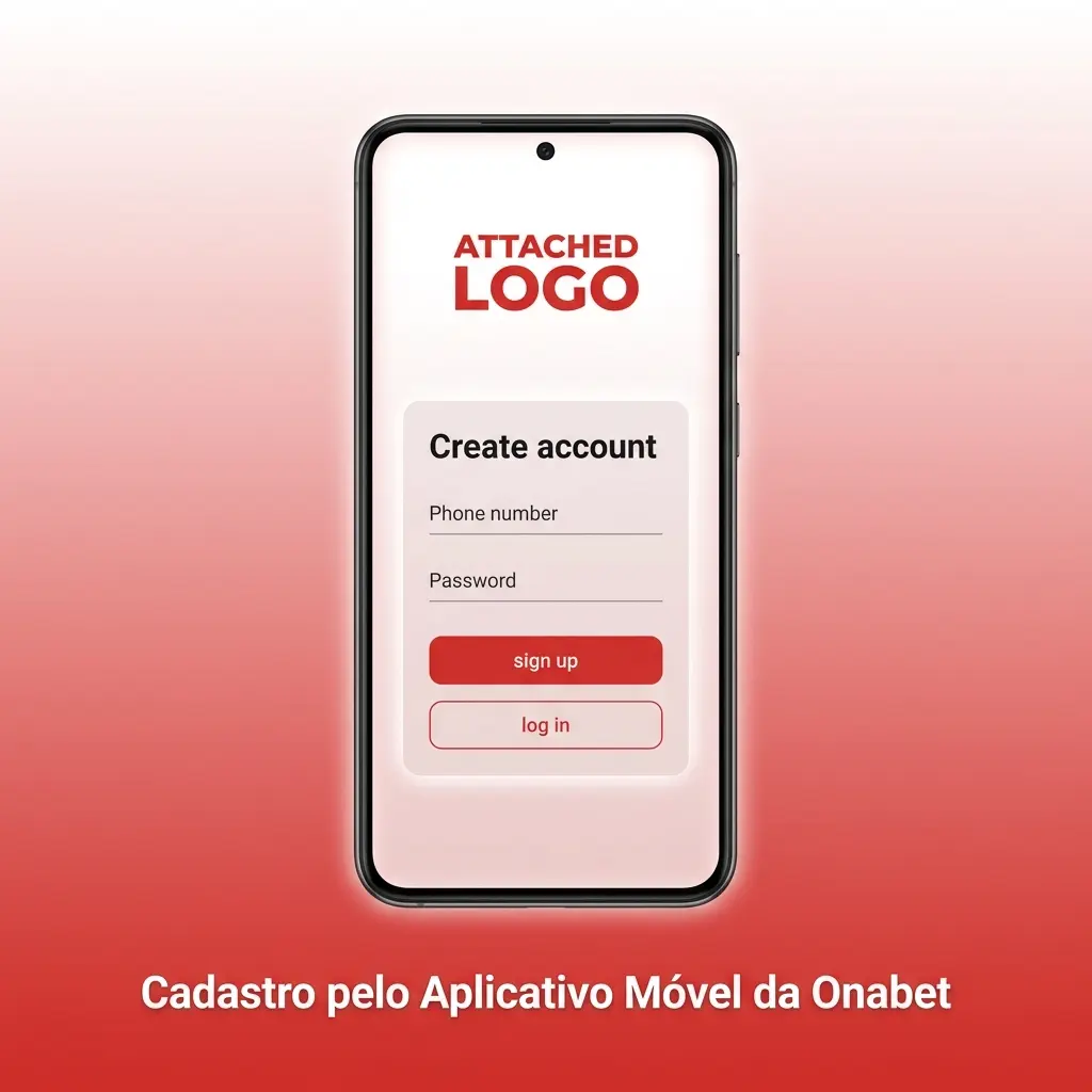 Cadastro no aplicativo móvel da Onabet pelo celular com interface adaptada para Android e iOS