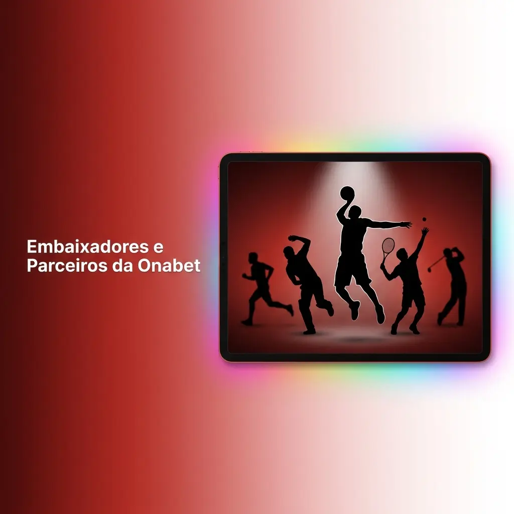 Embaixadores e parceiros estratégicos da Onabet com atletas e personalidades do esporte brasileiro