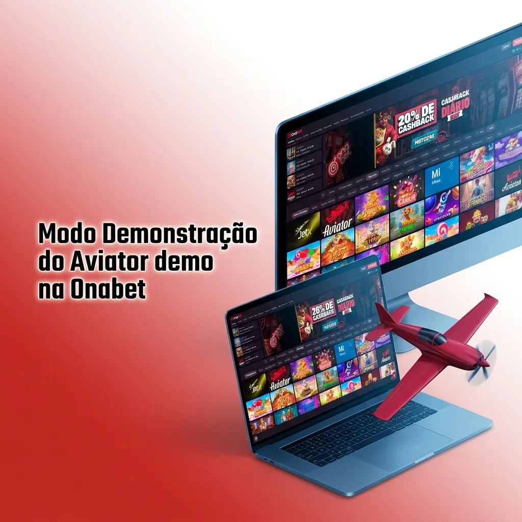 Modo demonstração do Aviator na Onabet com créditos virtuais para praticar sem risco financeiro