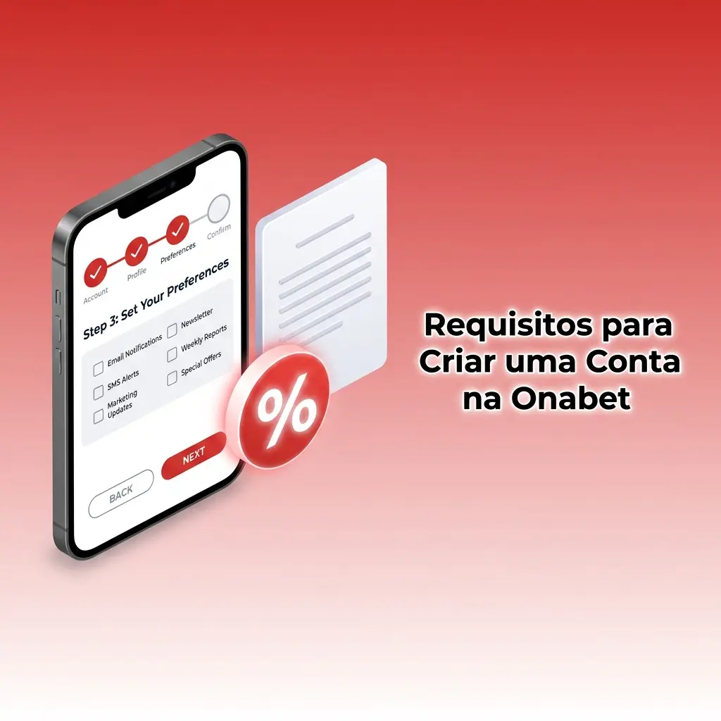 Requisitos para criar conta na Onabet: idade mínima, residência no Brasil e documentos válidos